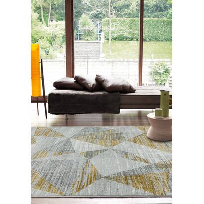 Kingsley 3 120x170cm OR12 Blocks Yellow