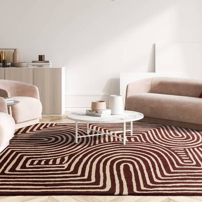 Pembroke 3 Rug 120x170cm RF29 Curve Plum