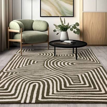Pembroke 3 Rug 120x170cm RF30 Curve Forest
