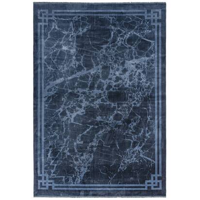 Kingsley 4 120x180cm ZE02 Ink Blue Border