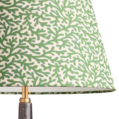 30cm empire shade in green blue Tuffley cotton by GP & J Baker