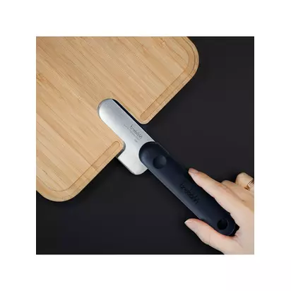 Trebonn Artù Bamboo Chopping Board & Chef's Knife, 18cm, Black Black | H24 x W2.20 x D43cm