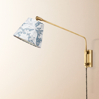Carter Wall Fitting in Antique Brass