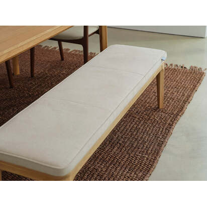 Dining Bench 01, Oak / Oatmeal