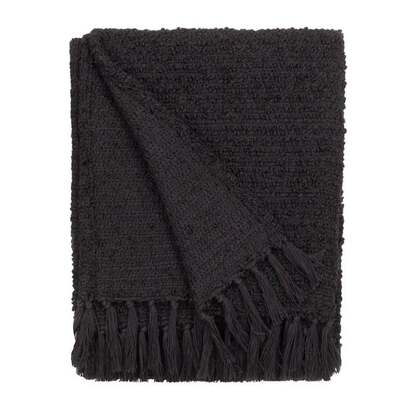 Yard Candar Cosy Woven Tassel Throw Blanket