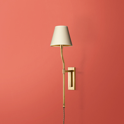 Mason wall fitting in antique brass