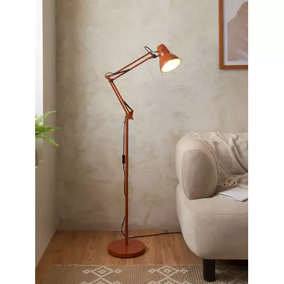 John Lewis Elliott Floor Lamp Sienna | H157 x W50 x D25cm