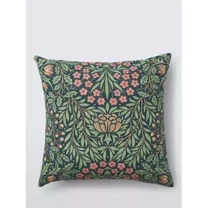 Morris & Co. Daisy & Oak Cushion, Forest Green Forest Green | 43 x 43cm