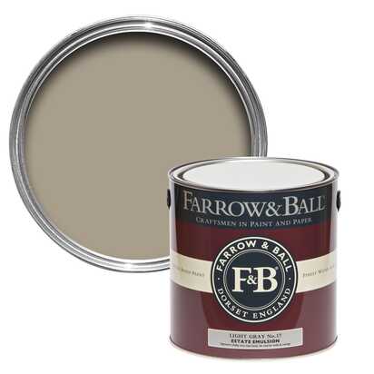 Farrow & Ball Light Gray 750 ml Flat Eggshell No. 17