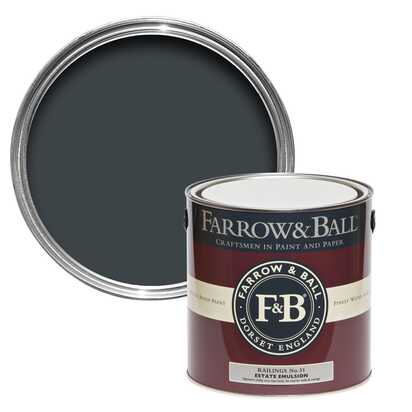 Farrow & Ball Railings 2.5 L Flat Eggshell No. 31