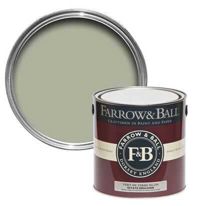 Farrow & Ball Vert de Terre 2.5 L Flat Eggshell No. 234