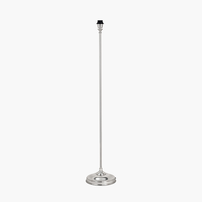 Auden Silver Metal Stick Floor Lamp Base