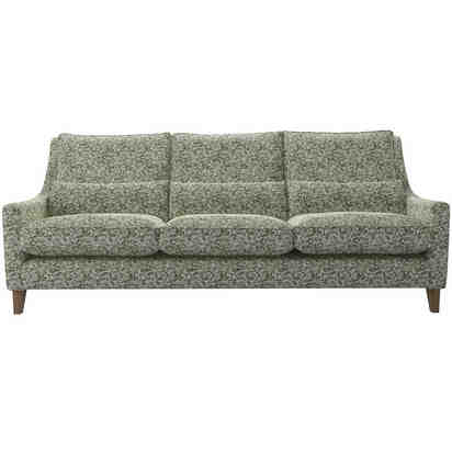 High Back Iggy 4 Seat Sofa in Bay Leaf Norfolk Spring