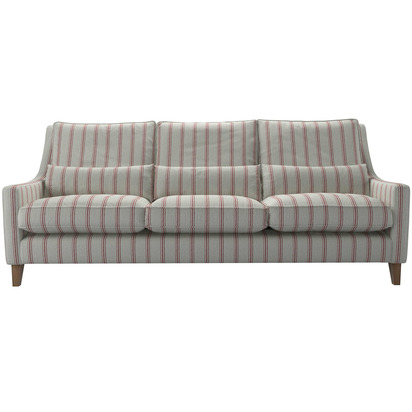 High Back Iggy 4 Seat Sofa in Pomelo Dashwood Stripe