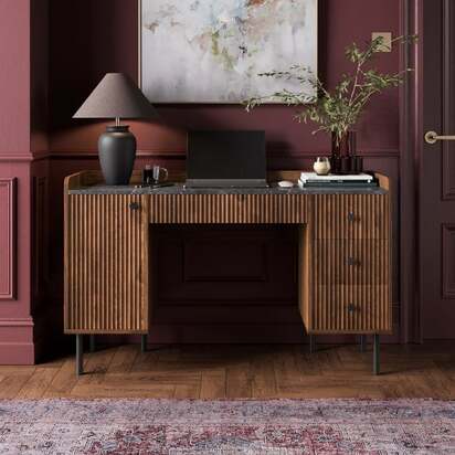 Georgi Marble Effect Standard Desk