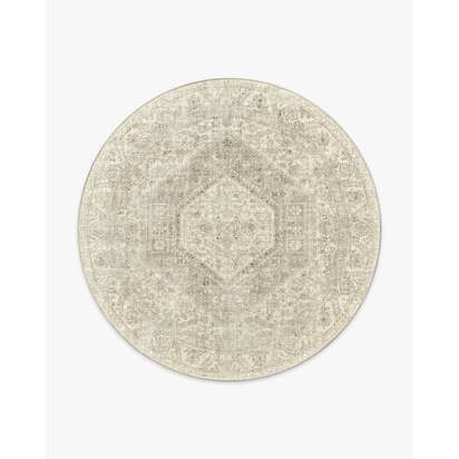 Soluna Ivory & Natural Rug - 245 Round cm - All-In-One Rug