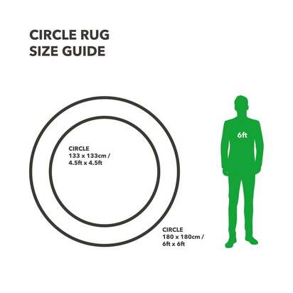 Confetti Berber Kids Round Cotton Rug