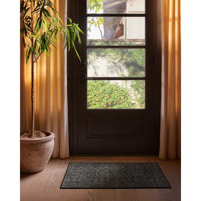 Sierra Soft Black Rug - 60 x 90 cm - All-In-One Rug