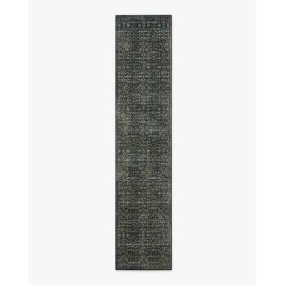 Sierra Soft Black Rug - 75 x 365 cm - All-In-One Rug