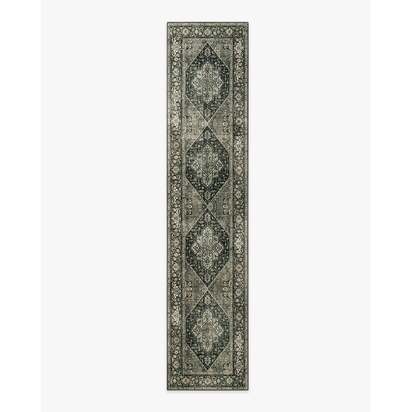 Santiago Soft Black Rug - 75 x 365 cm - All-In-One Rug