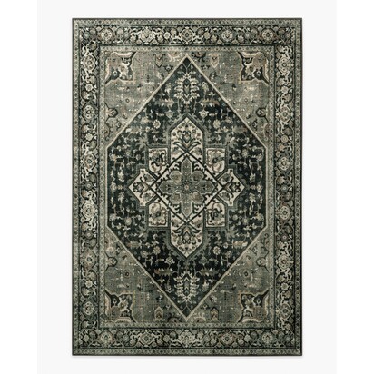 Santiago Soft Black Rug - 185 x 275 cm - All-In-One Rug