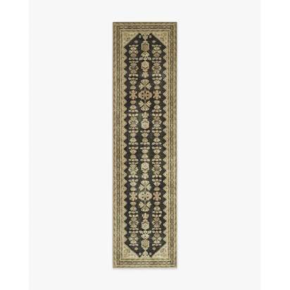 Pradera Tan & Soft Black Rug - 75 x 305 cm - All-In-One Rug