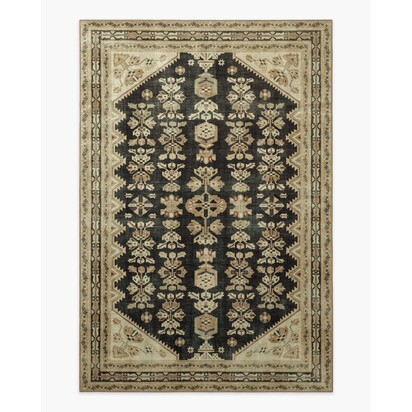 Pradera Tan & Soft Black Rug - 185 x 275 cm - All-In-One Rug