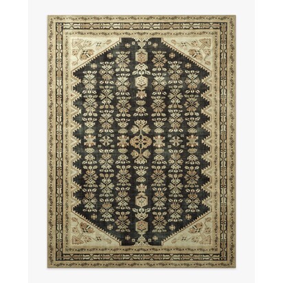 Pradera Tan & Soft Black Rug - 275 x 365 cm - All-In-One Rug