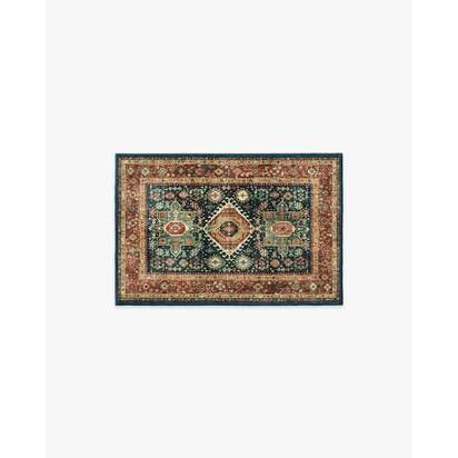 Avila Vintage Ink & Amber Rug - 60 x 90 cm - All-In-One Rug