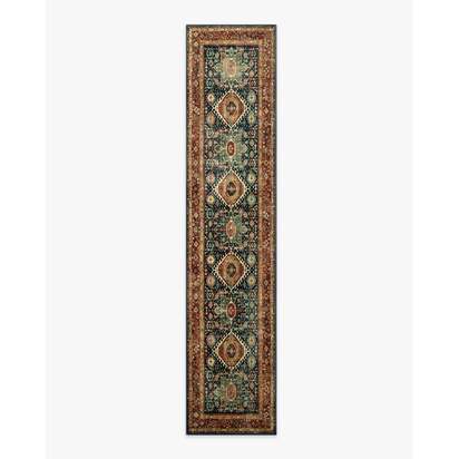 Avila Vintage Ink & Amber Rug - 75 x 365 cm - All-In-One Rug