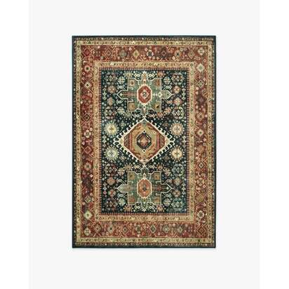 Avila Vintage Ink & Amber Rug - 120 x 185 cm - All-In-One Rug