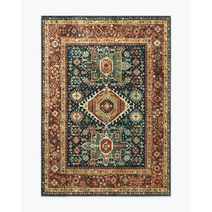 Avila Vintage Ink & Amber Rug - 150 x 215 cm - All-In-One Rug