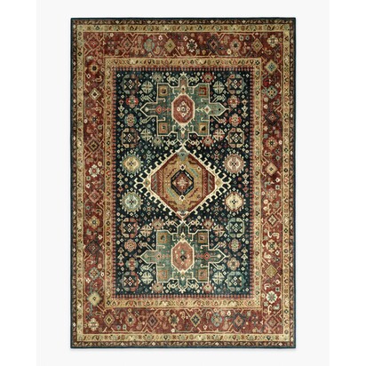 Avila Vintage Ink & Amber Rug - 185 x 275 cm - All-In-One Rug