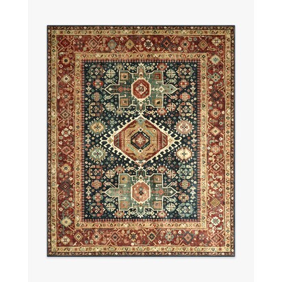Avila Vintage Ink & Amber Rug - 245 x 305 cm - All-In-One Rug