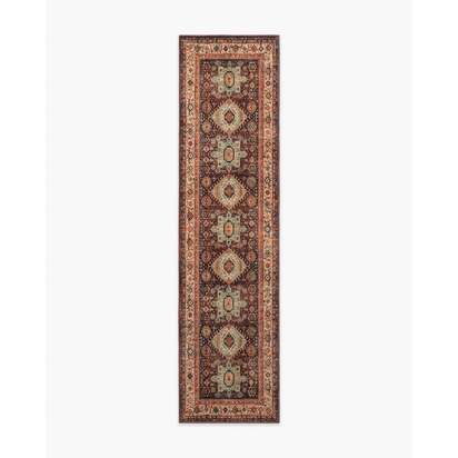 Avila Crimson & Currant Rug - 75 x 305 cm - All-In-One Rug