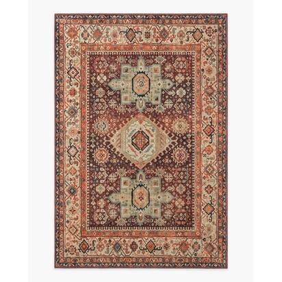 Avila Crimson & Currant Rug - 200 x 290 cm - All-In-One Rug
