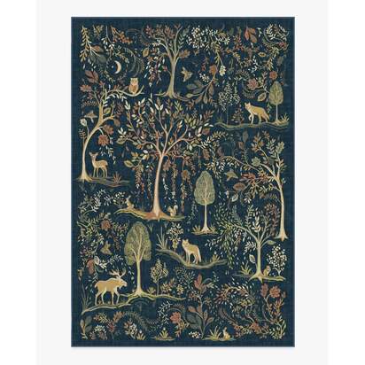Wilder Blue Multicolour Rug - 185 x 275 cm - All-In-One Rug