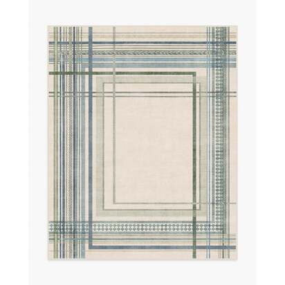 Callie Blue & Green Rug - 245 x 305 cm - All-In-One Rug