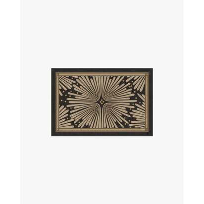 Gatsby Black & Gold Rug by Jonathan Adler - 60 x 90 cm - All-In-One Rug