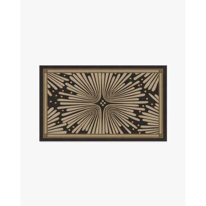 Gatsby Black & Gold Rug by Jonathan Adler - 90 x 150 cm - All-In-One Rug