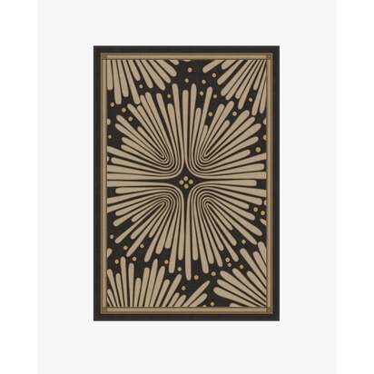 Gatsby Black & Gold Rug by Jonathan Adler - 120 x 185 cm - All-In-One Rug