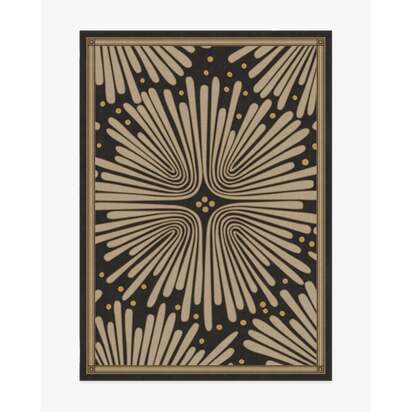 Gatsby Black & Gold Rug by Jonathan Adler - 150 x 215 cm - All-In-One Rug