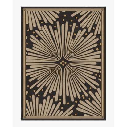 Gatsby Black & Gold Rug by Jonathan Adler - 275 x 365 cm - All-In-One Rug