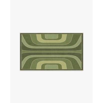 Paradox Green Rug by Jonathan Adler - 90 x 150 cm - All-In-One Rug