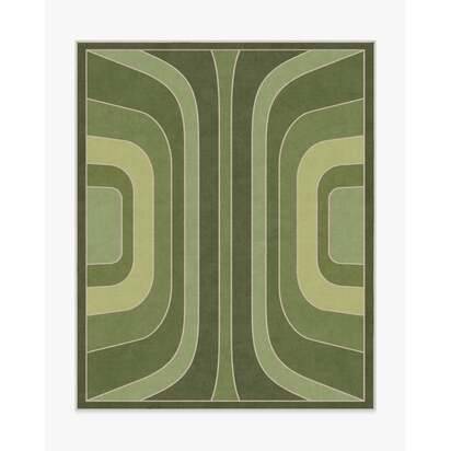 Paradox Green Rug by Jonathan Adler - 245 x 305 cm - All-In-One Rug