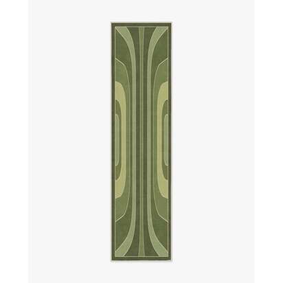 Paradox Green Rug by Jonathan Adler - 245 x 305 cm - All-In-One Rug
