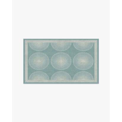 Santorini Blue Rug by Jonathan Adler - 90 x 150 cm - All-In-One Rug