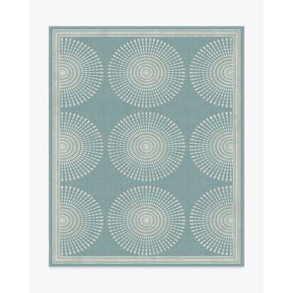 Santorini Blue Rug by Jonathan Adler - 245 x 305 cm - All-In-One Rug