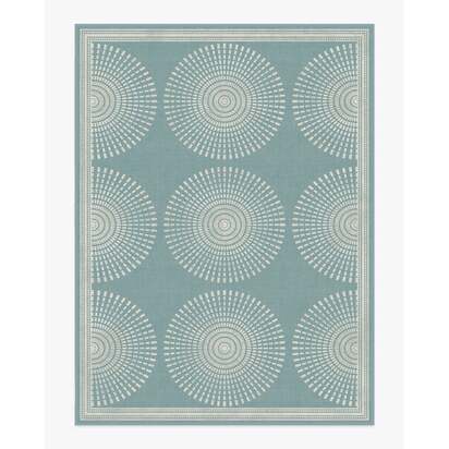 Santorini Blue Rug by Jonathan Adler - 275 x 365 cm - All-In-One Rug