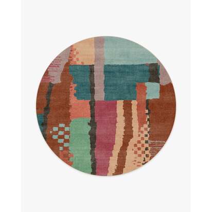 Enya Multicolour Rug - 245 Round cm - All-In-One Rug